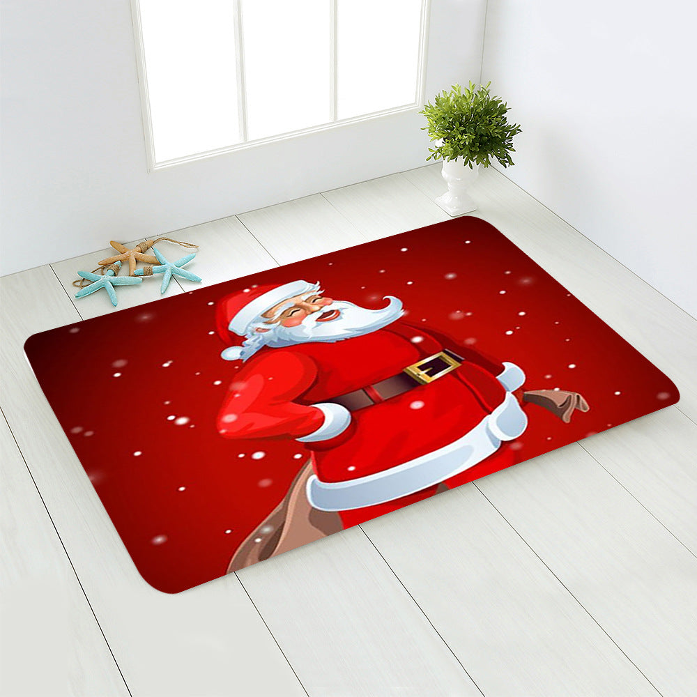 tapis chambre enfant - visite de père noel