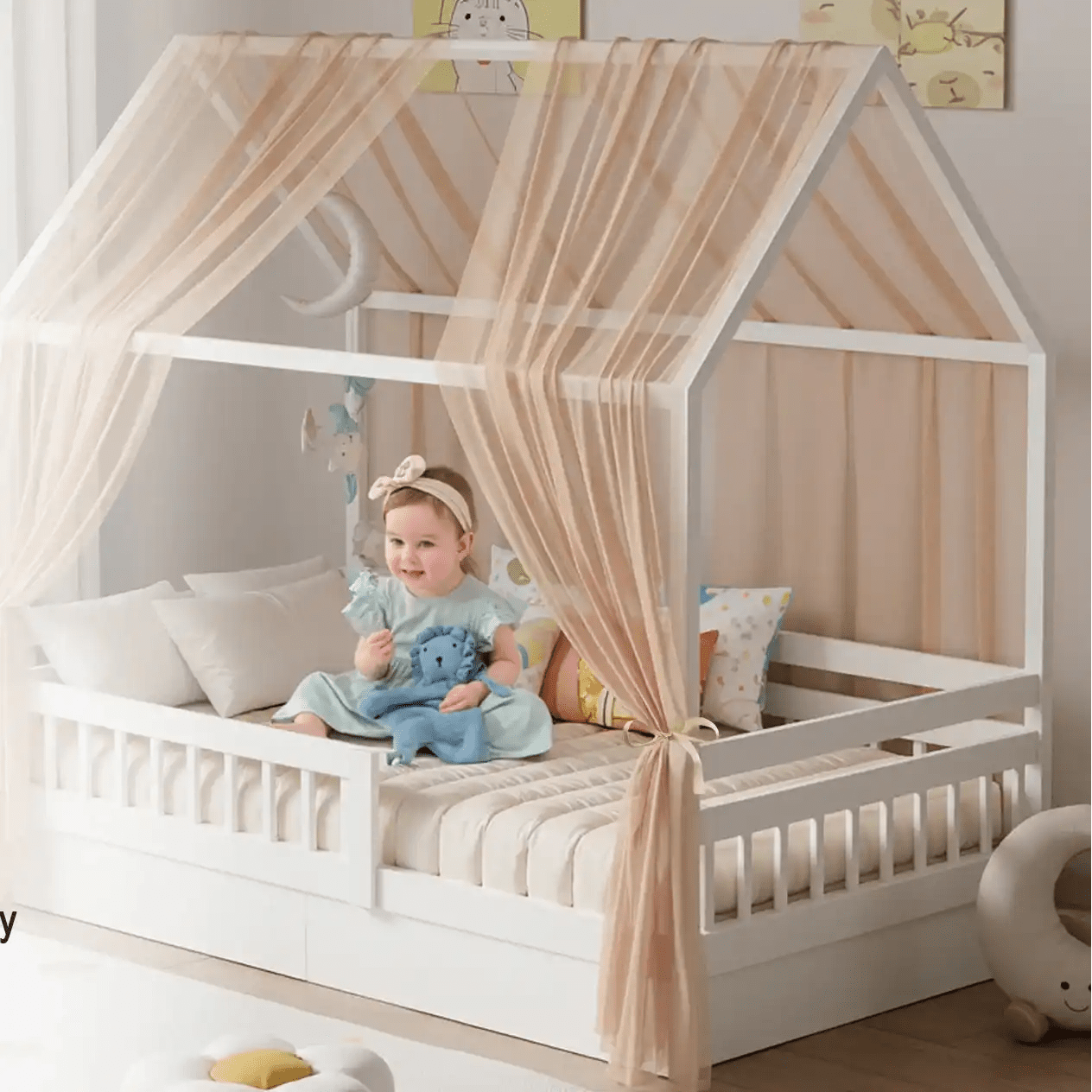ciel de lit cabane - respirant | AuventCare™ - Mon Univers Enfant