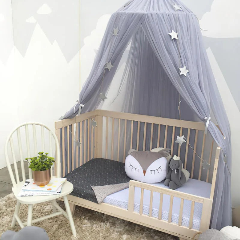 ciel de lit enfant AuventGris berceau