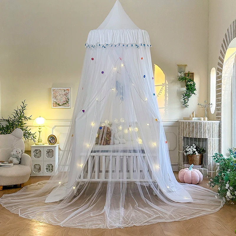 ciel de lit princesse MueRani sur berceau