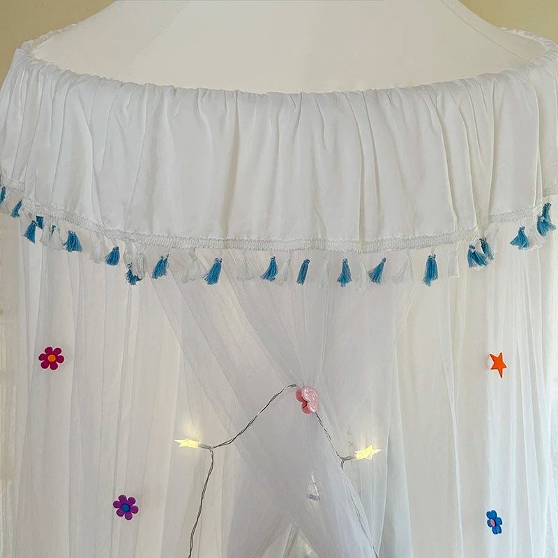 ciel de lit princesse MueRani tissu soyeux