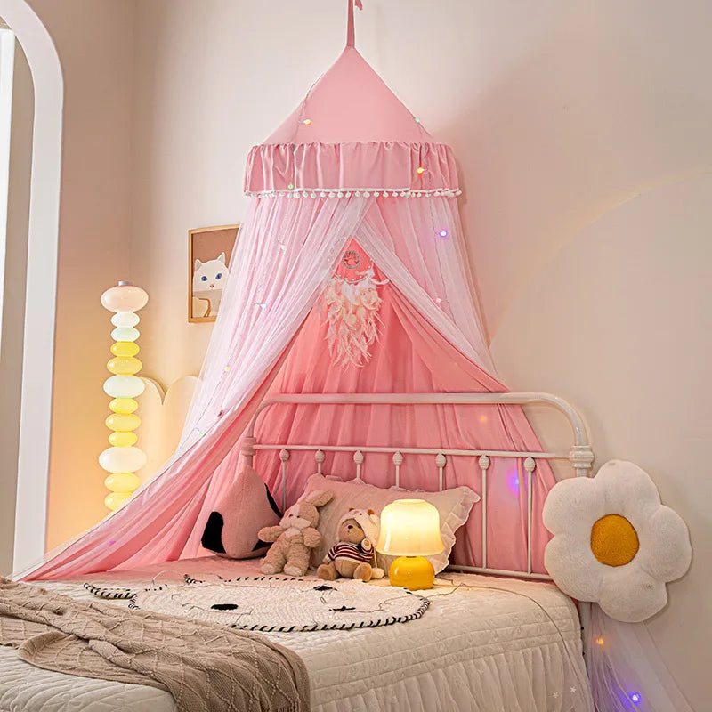 ciel de lit princesse rose en dome muerani