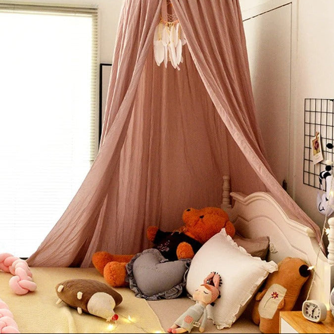 ciel de lit enfant rose cocon de paix