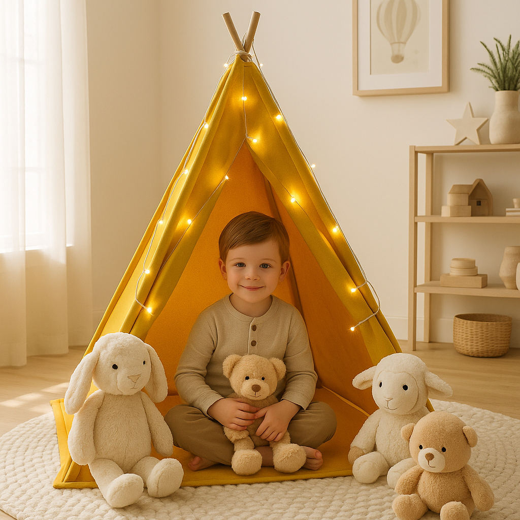 grand enfant dans tipis enfant GemTipi