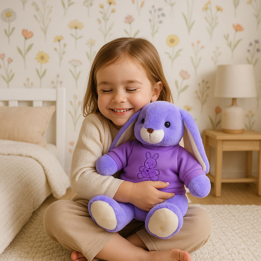 lapin en peluche bon compagnon