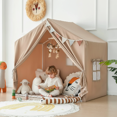 lecture dans tente de jeu extra large enfant cabane maison 130 cm widehouse