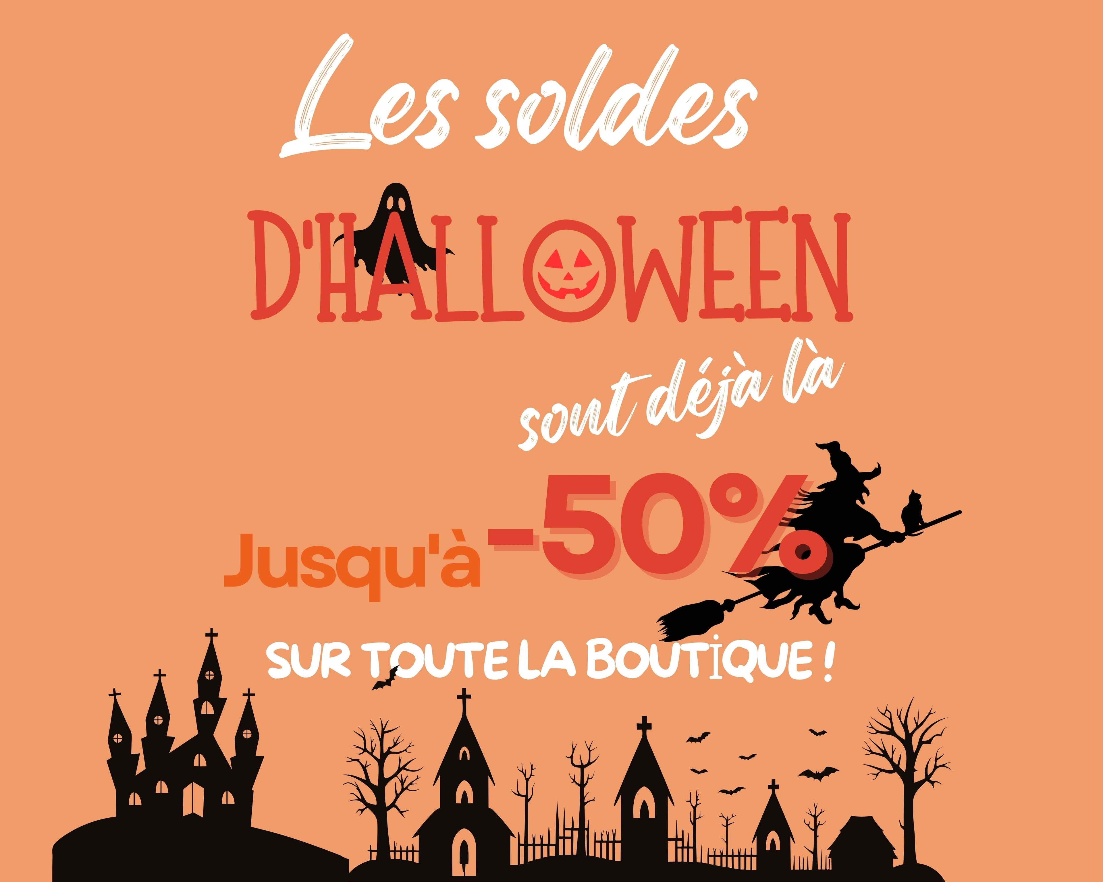 mon univers enfant Banniere Reduction 50 Pour halloween 2025
