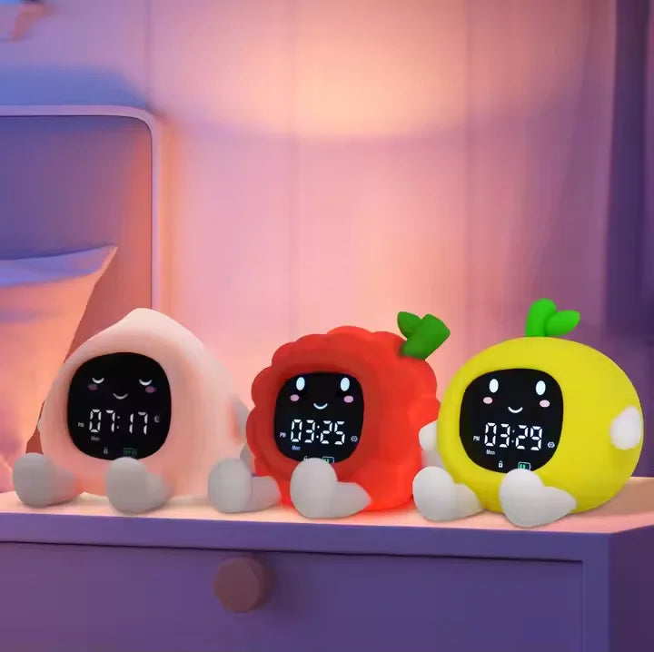 réveil éducatif enfant entraînement au sommeil avec bruit blanc & veilleuse sleeptraining