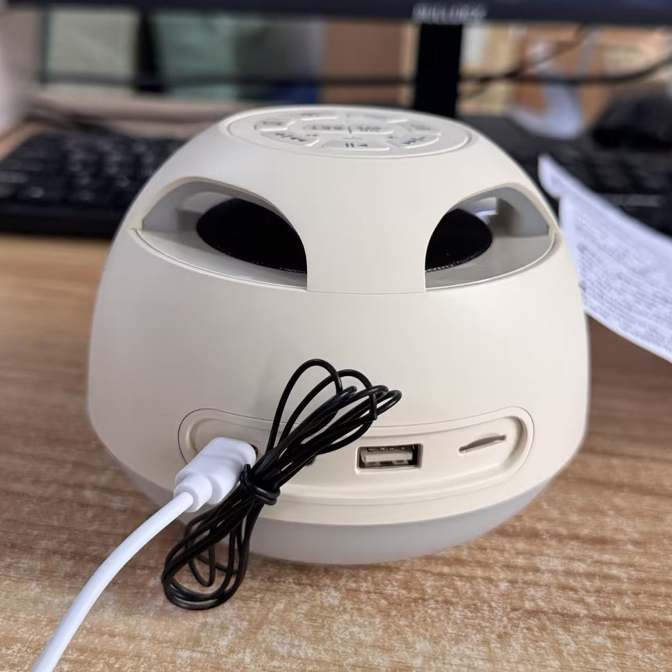 radio reveil veilleuse - haut parleur bluetooth AlarmLight blanc