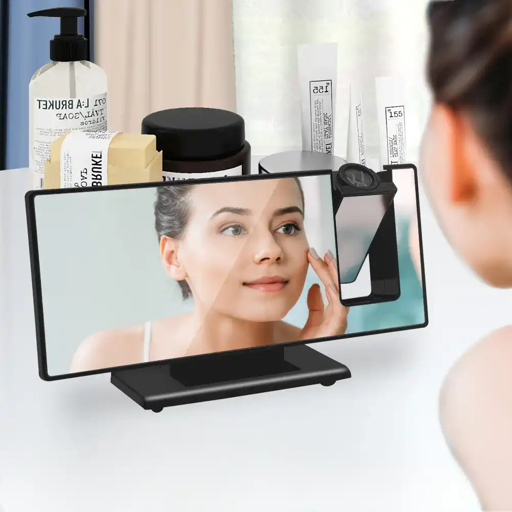 radio reveil projecteur zennuit comme un mirroir