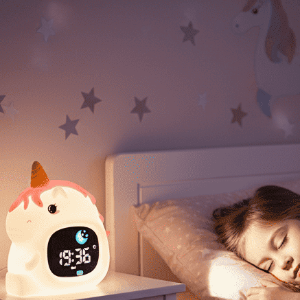 reveil veilleuse enfant avec entraîneur de sommeil | sleeptraining™ - Mon Univers Enfant