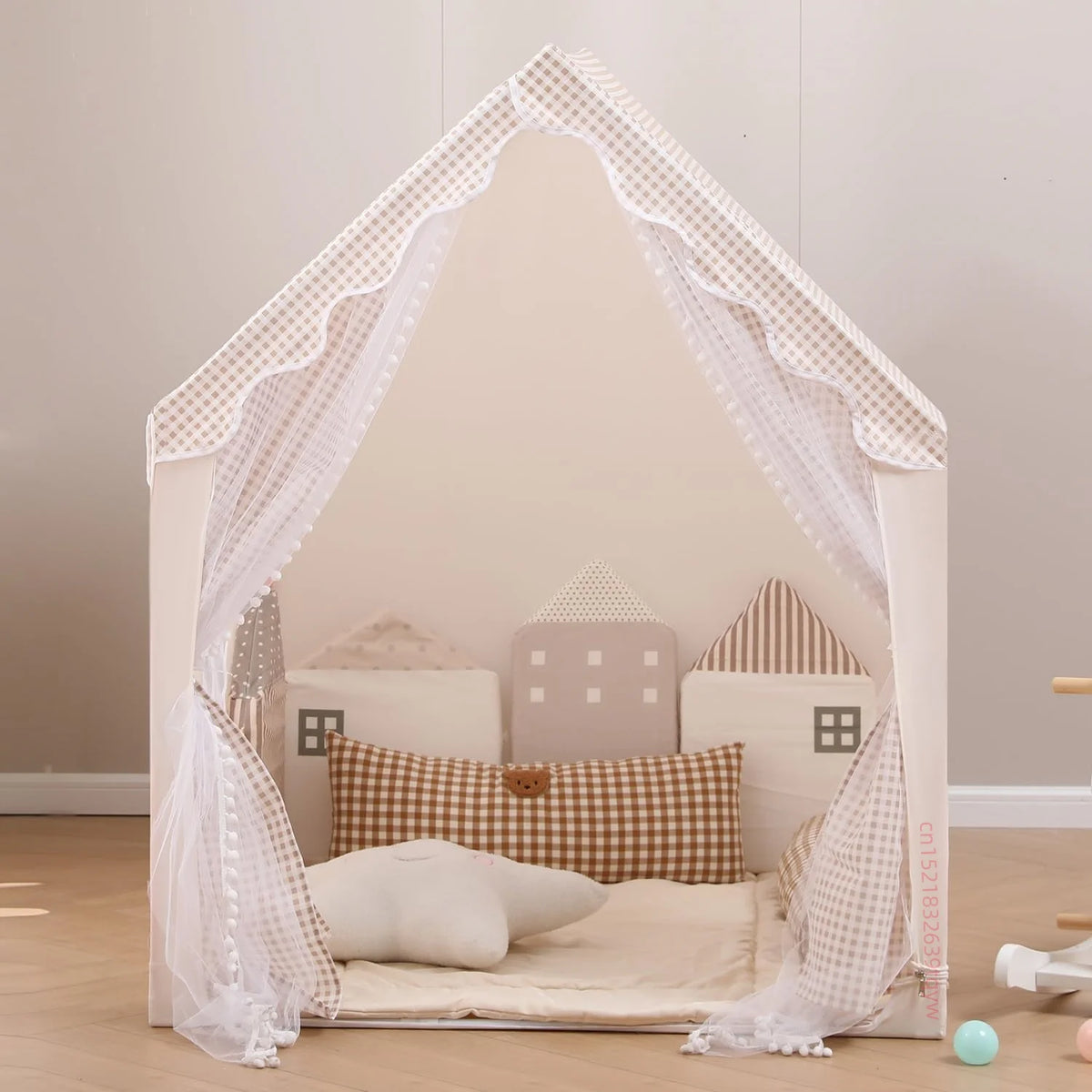 tente enfant cabane intérieur magispace grande porte
