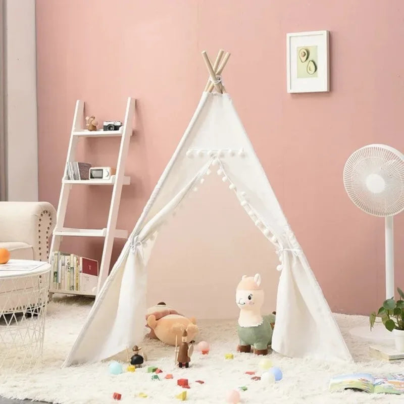 tipi enfant blanc au salon
