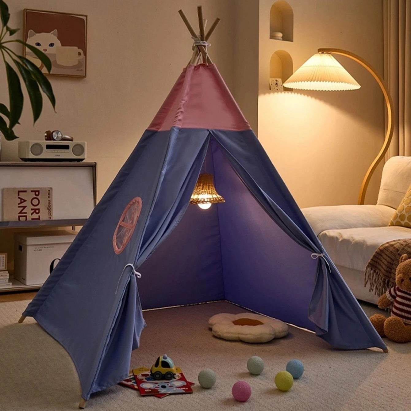 tipi enfant garcon mueteepee un espace discret pour le boutchoux