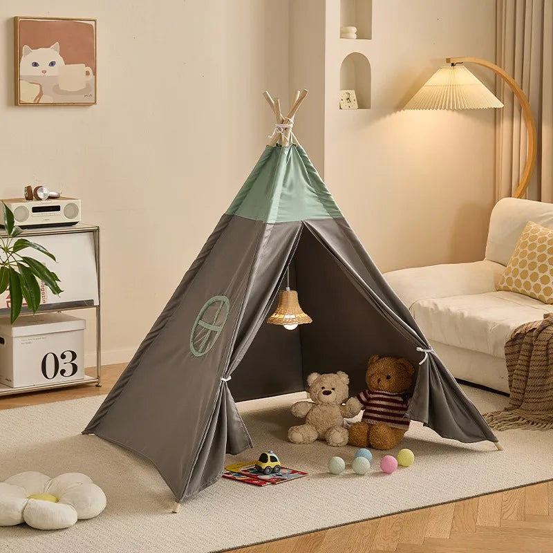 tipis enfant TopTipy vert gris