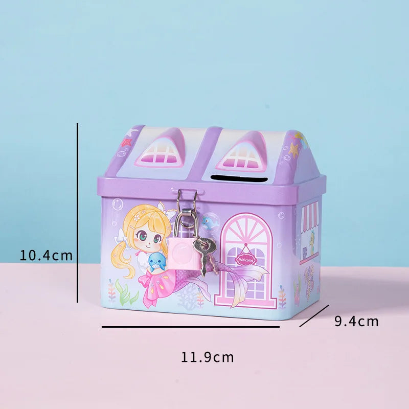 tirelire enfant maison bankbox violet sirene dimensions