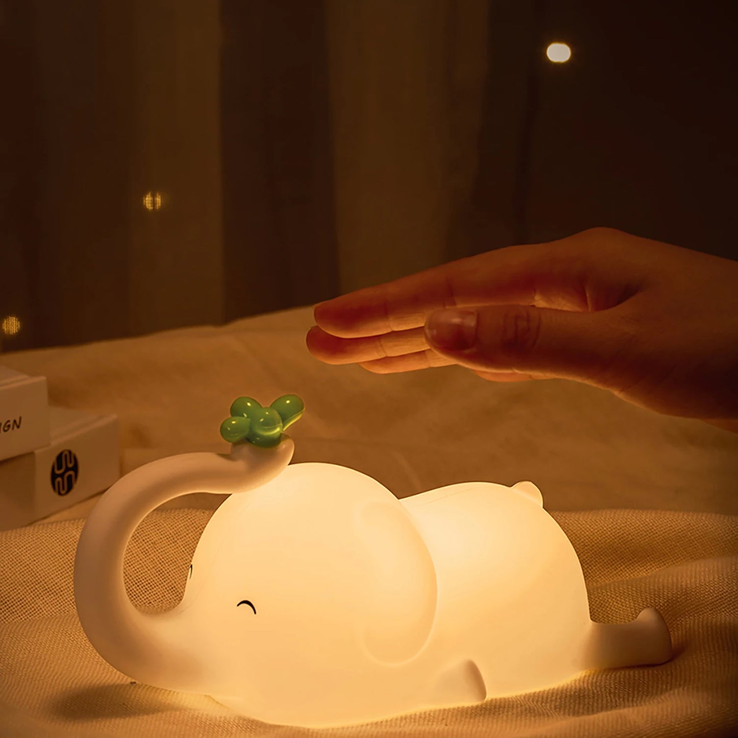 veilleuse elephant MueLamp tactile