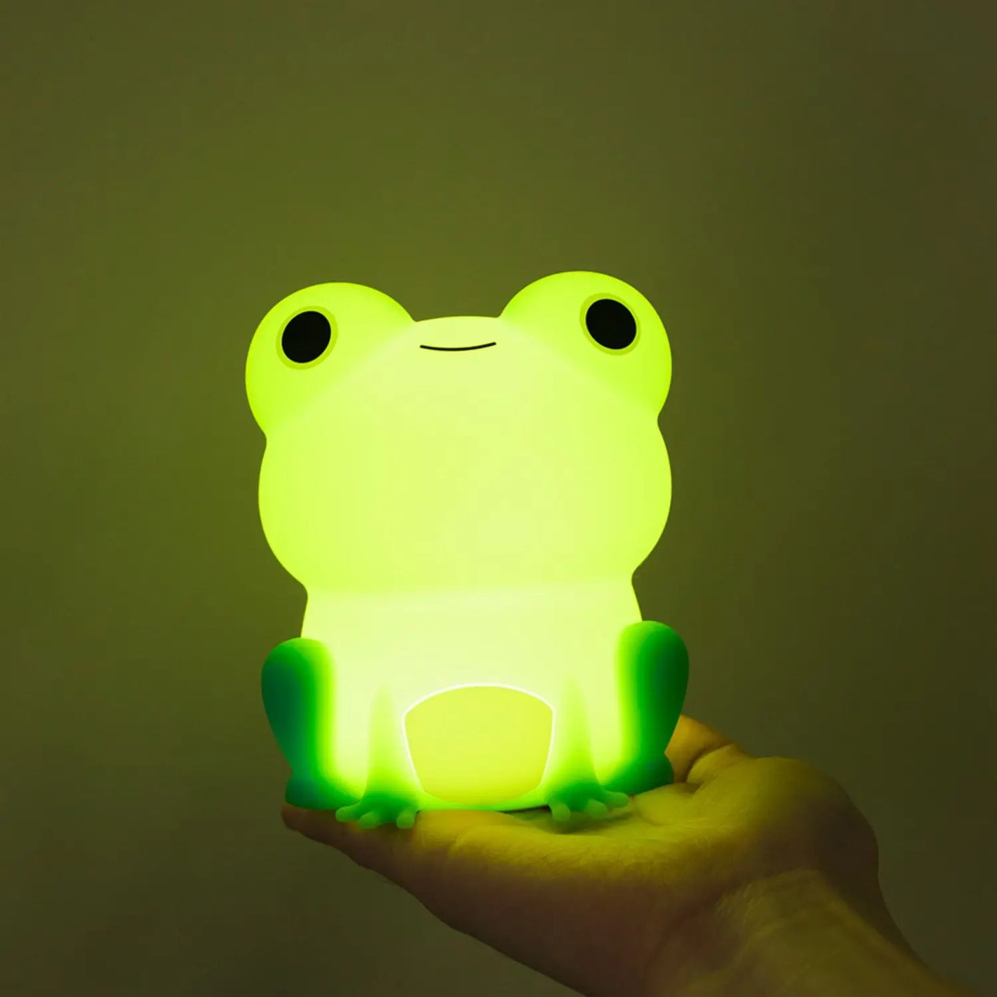 veilleuse grenouille verte