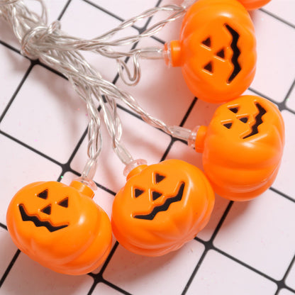 guirlande lumineuse halloween à citrouilles led