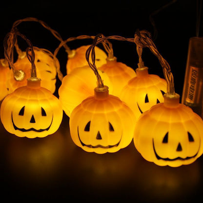 guirlande lumineuse halloween à citrouilles led