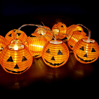 guirlande lumineuse halloween à citrouilles led
