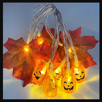guirlande lumineuse halloween à citrouilles led