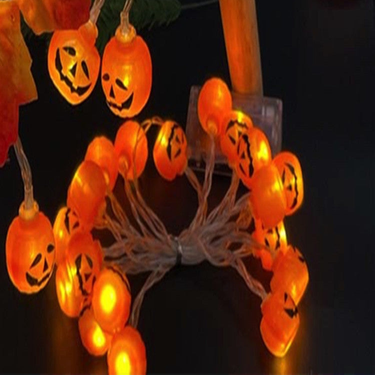 guirlande lumineuse halloween à citrouilles led