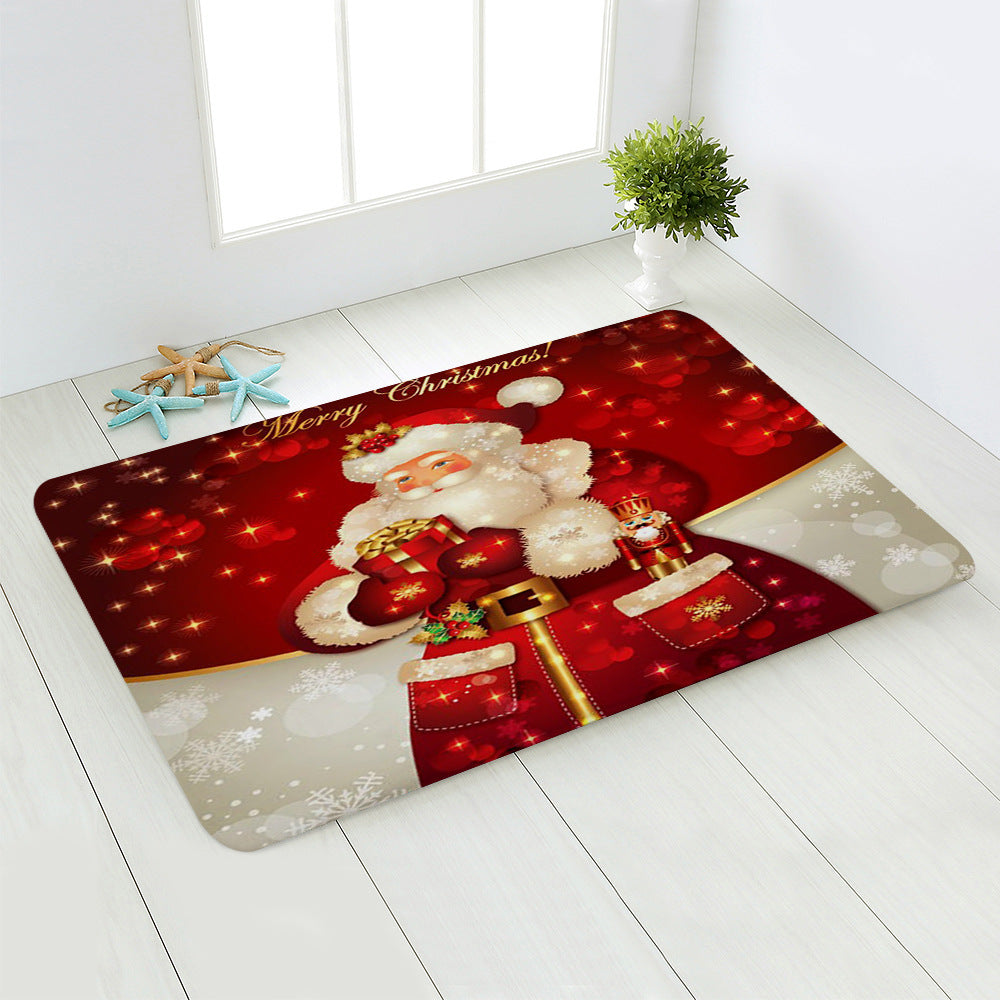 tapis chambre enfant - visite de père noel
