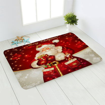 tapis chambre enfant - visite de père noel