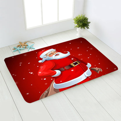 tapis chambre enfant - visite de père noel