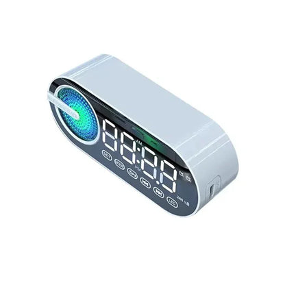 réveil bluetooth enfant avec haut-parleur, led rgb et affichage miroir