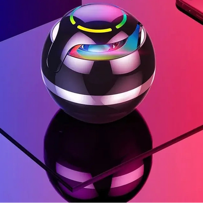 mini enceinte bluetooth enfant – lumières colorées & son 360°