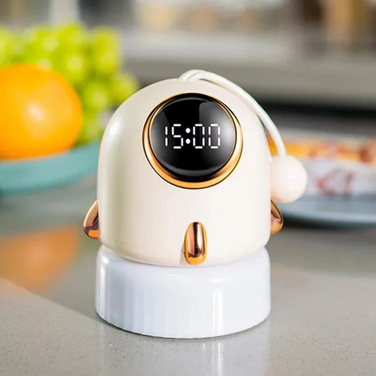 veilleuse fusée rechargeable avec réveil pour enfant | RocketClock™