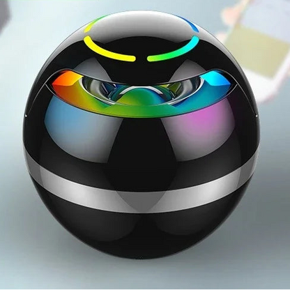 mini enceinte bluetooth enfant – lumières colorées & son 360°