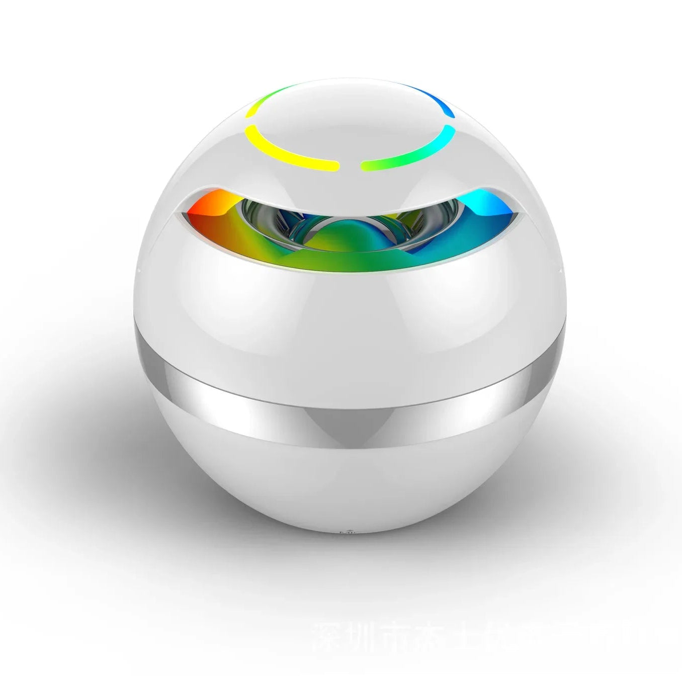 mini enceinte bluetooth enfant – lumières colorées & son 360°