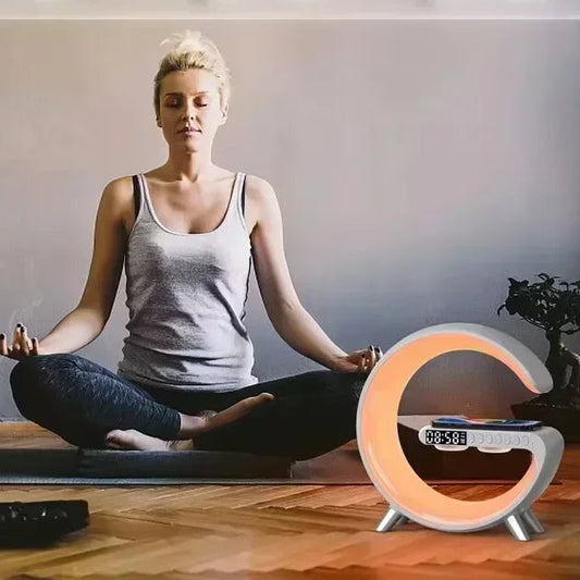 veilleuse reveil - haut parleur bluetooth intelligent | WiseClock™