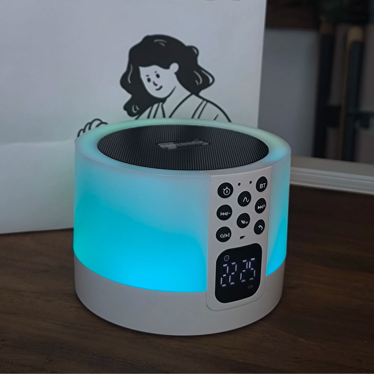 reveil veilleuse bluetooth tactile | SaClock