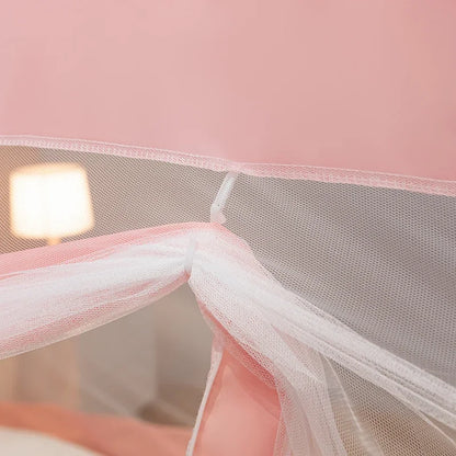moustiquaire de lit style yourte pour enfant – baldaquin anti-moustiques fond fermé | YurtDream™