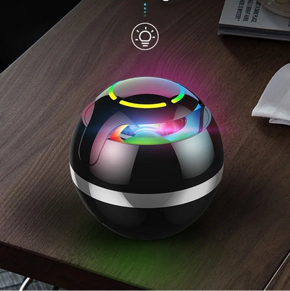 mini enceinte bluetooth enfant – lumières colorées & son 360°