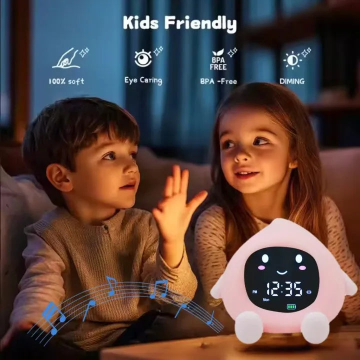 réveil éducatif enfant - entraînement au sommeil avec bruit blanc & veilleuse | SleepTraining