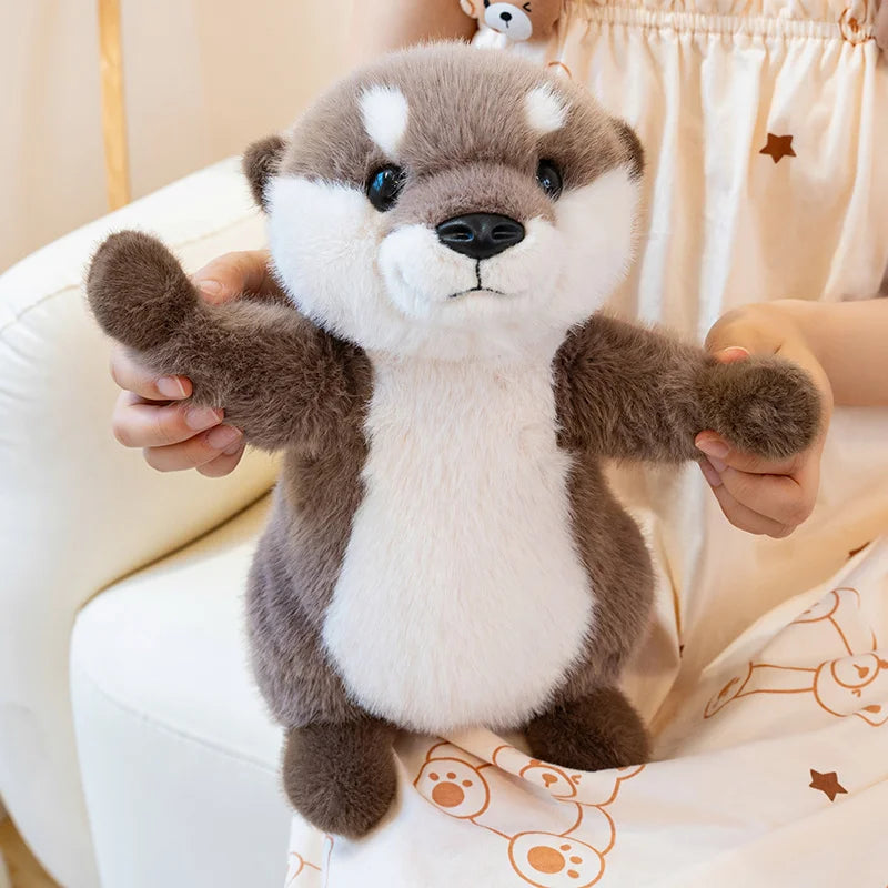 peluche loutre - marron | OtterSoft™