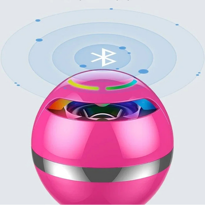 mini enceinte bluetooth enfant – lumières colorées & son 360°