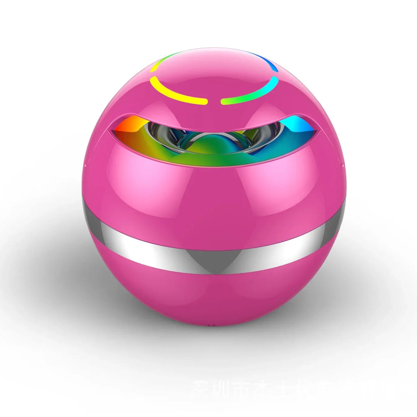 mini enceinte bluetooth enfant – lumières colorées & son 360°