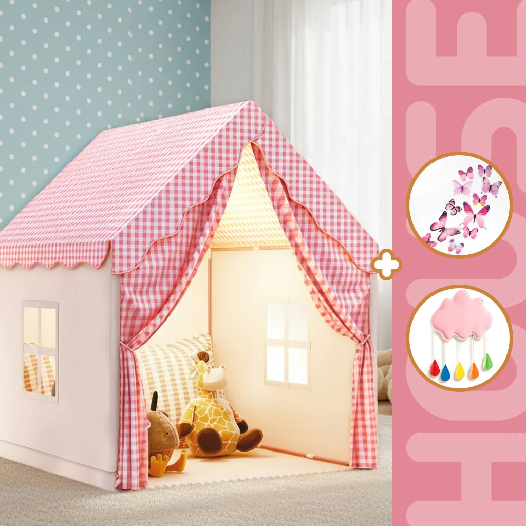 tente de jeu enfant château féerique | BedCanopy™