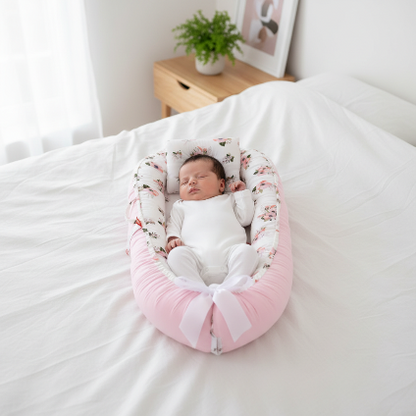 berceau rose – ambiance scandinave