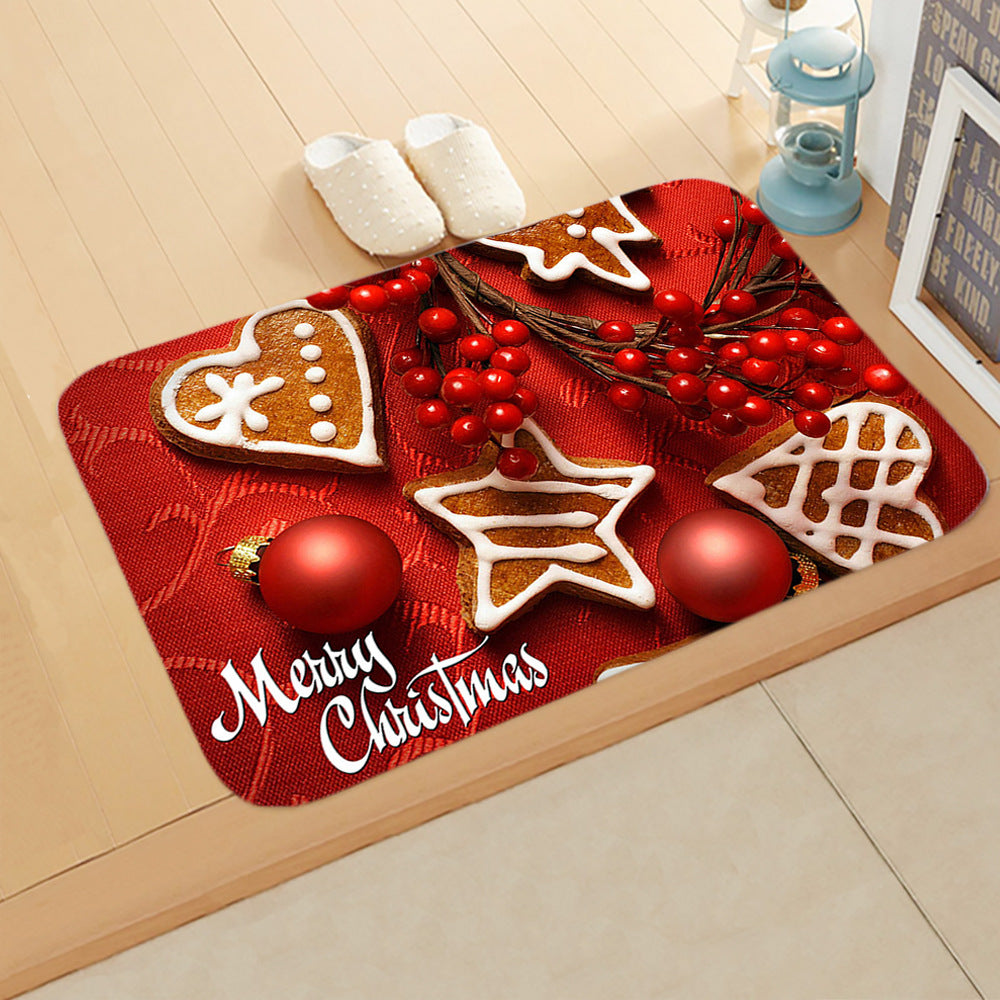biscuits de noël  sur tapis enfant joyeux noel