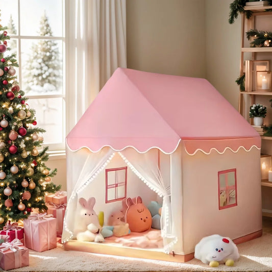 cabane enfant intérieur indoortent rose