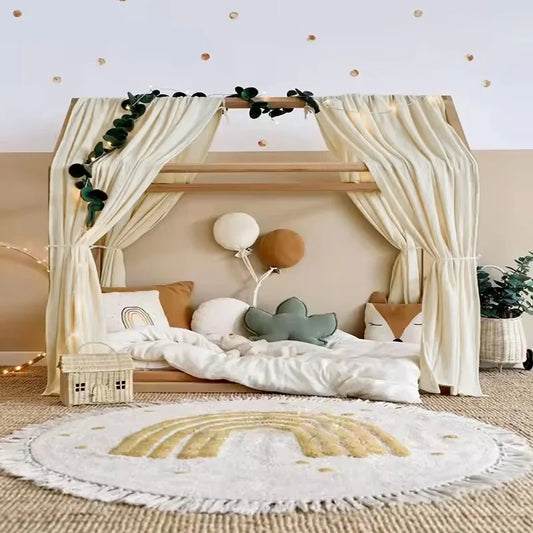 ciel de lit cabane 120cmx350cm