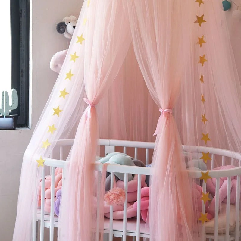 ciel de lit fille AuventRose avec etoiles