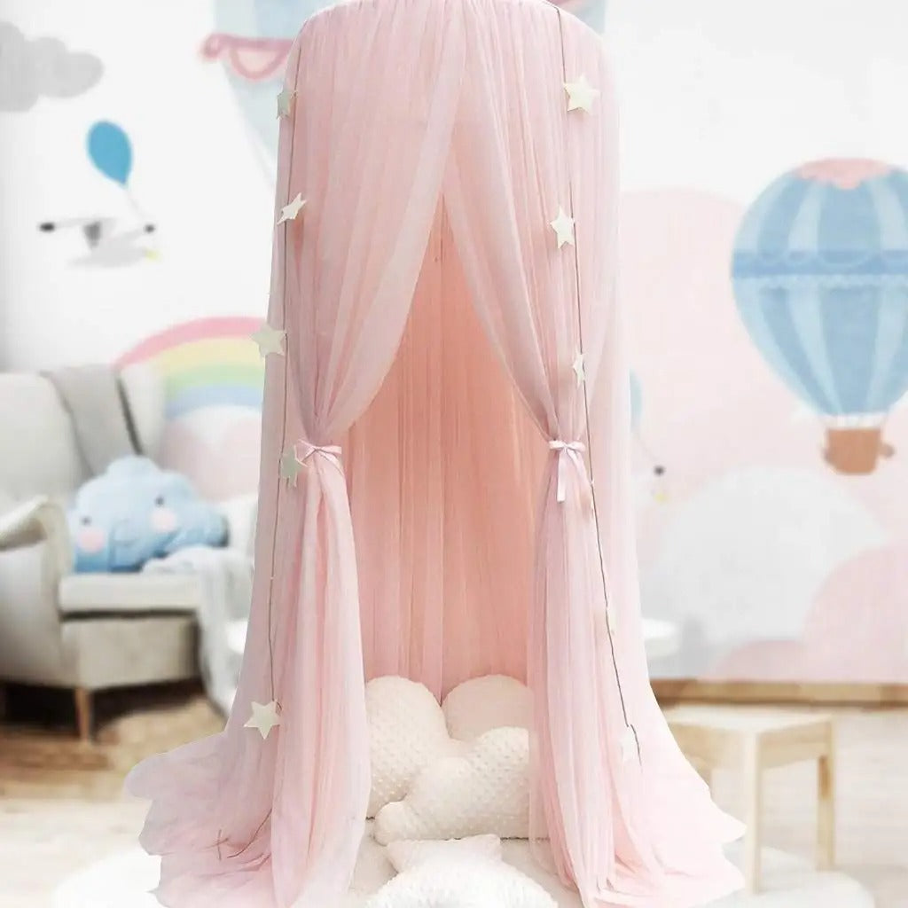 ciel de lit fille AuventRose coin jeu